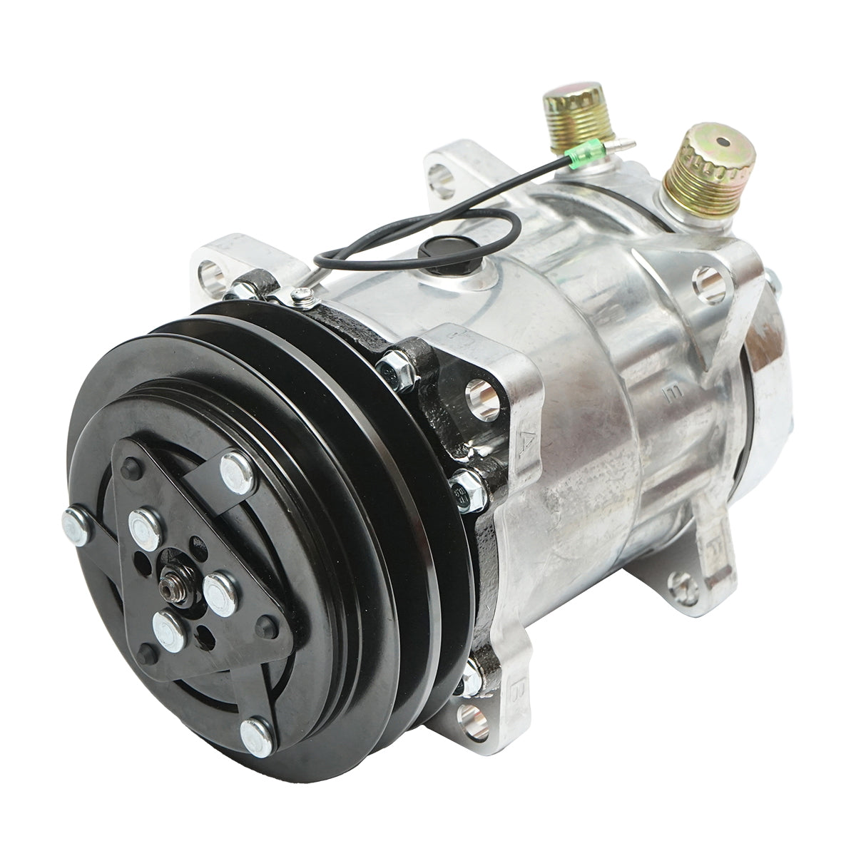 A/C compressor for Massey Ferguson, Valtra OEM code V32838600, 836866616, AG514573